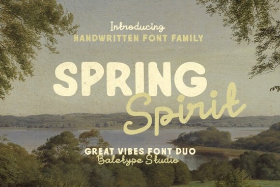 Spring Spirit Font